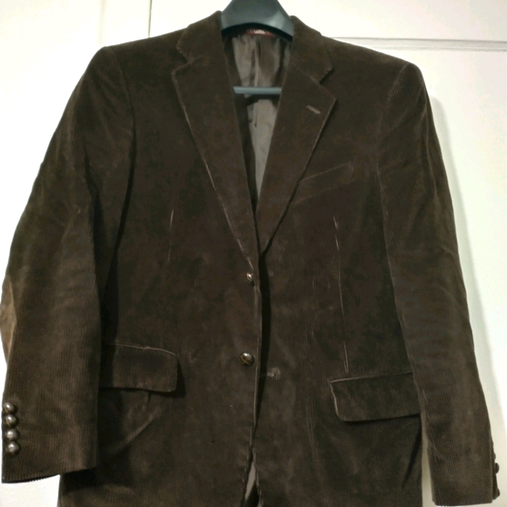 Covington Dark Brown Corduroy Blazer
